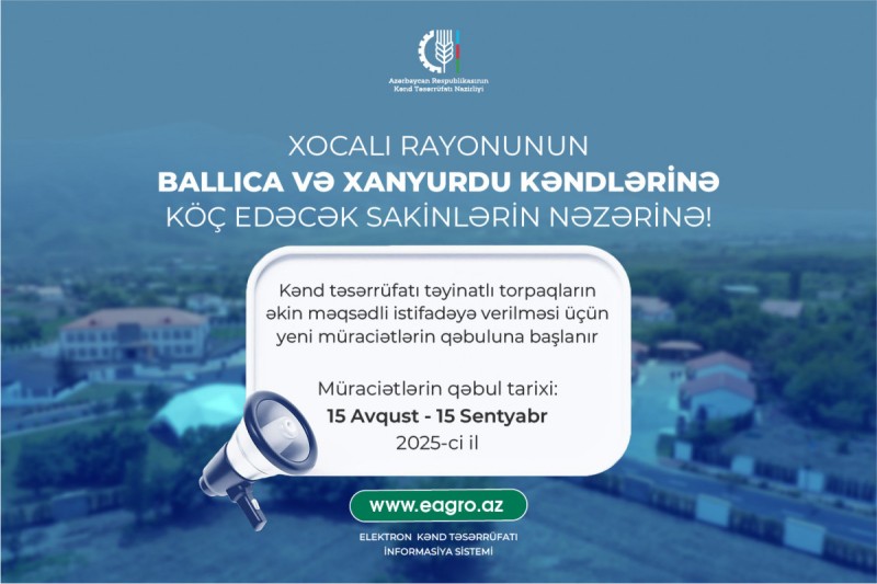 Xanyurdu və Ballıca sakinlərinin NƏZƏRİNƏ -  müraciət qəbulu başladı