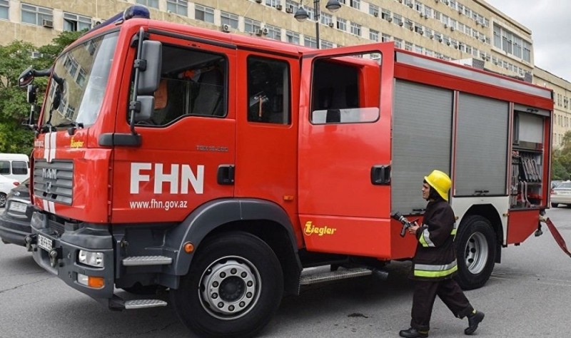 Dövlət Sərhəd Xidməti Aparatının inzibati binasında yanğın olub