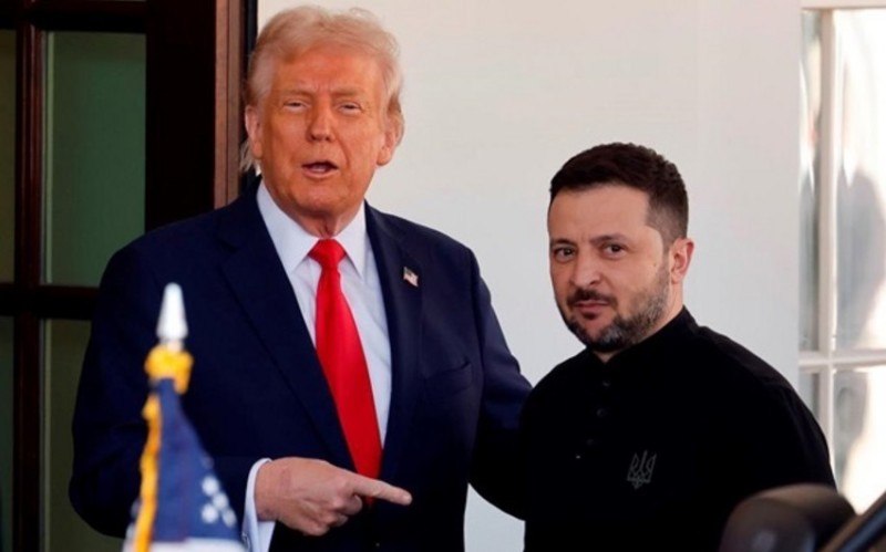 Bild: Tramp əvvəlcə yalnız Zelenski ilə görüşəcək