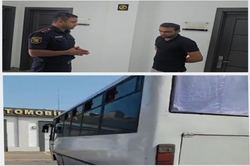 Sərxoş halda sərnişin daşıyan sürücü həbs edildi