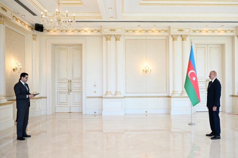 Prezident Slovakiya səfirinin etimadnaməsini qəbul edib