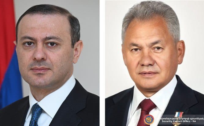 Qriqoryan və Şoyqu telefon danışığı aparıblar