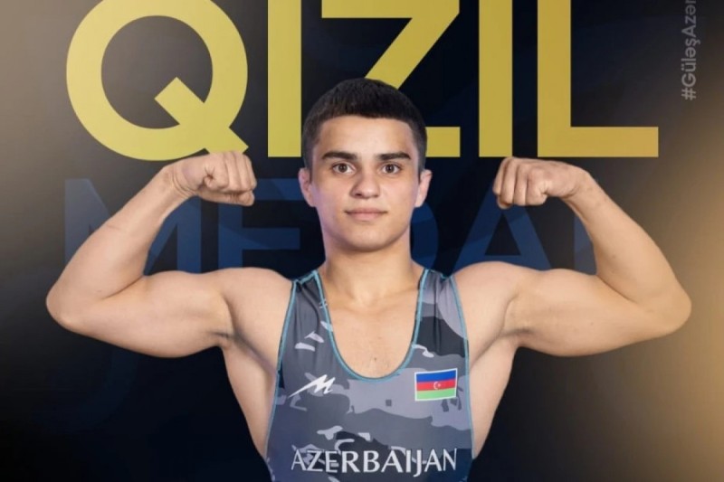 Azərbaycan güləşçisi dünya çempionu olub