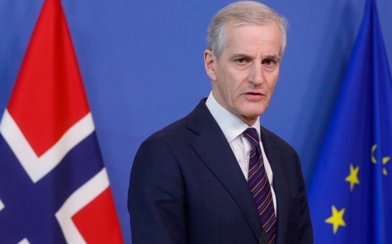 Norveçin Baş naziri Kiyevə GETDİ