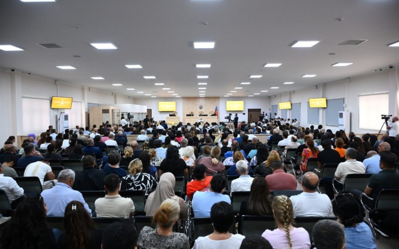 Vardanyanın məhkəməsində zərərçəkmiş şəxslərin və onların hüquqi varislərinin ifadələri dinlənilib