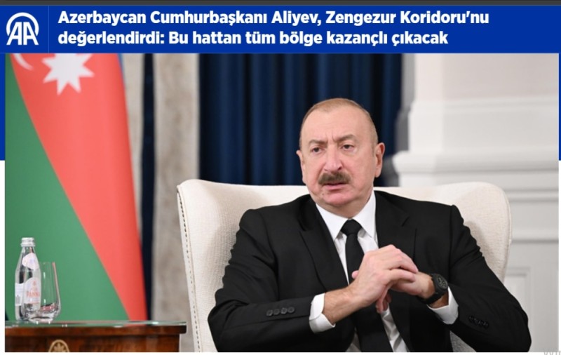 İlham Əliyevin “Əl-Ərəbiyyə” telekanalına müsahibəsi Türkiyə mətbuatında - FOTOLAR