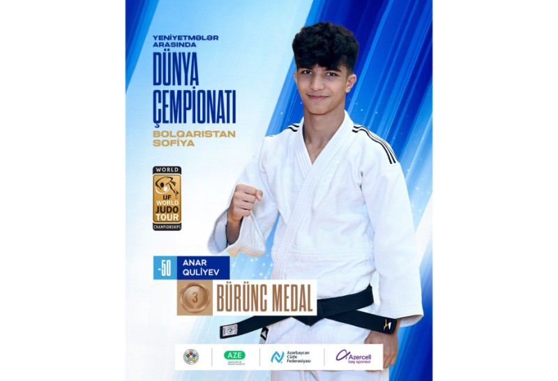 Cüdoçumuz dünya çempionatında bürünc medal qazanıb