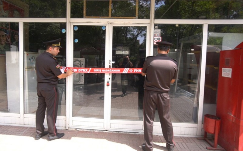 Yanğın təhlükəli mağazanın fəaliyyəti dayandırıldı