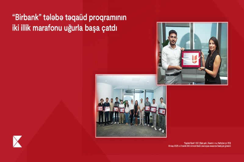 “Birbank” tələbə təqaüd proqramının iki illik marafonu uğurla başa çatıb