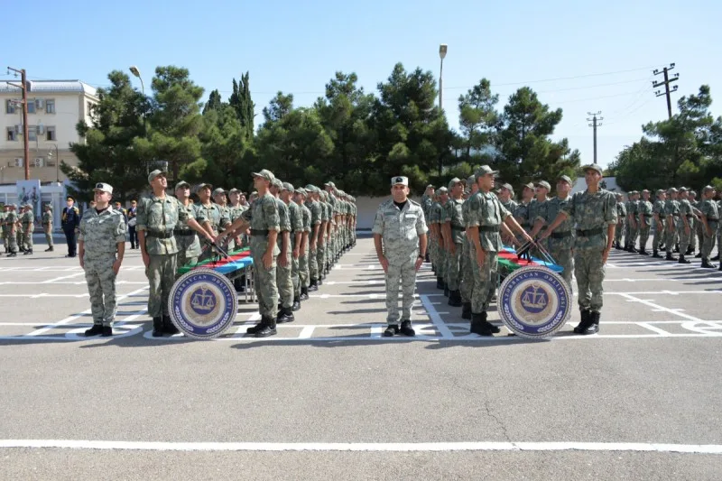 Gənc əsgərlərin andiçmə mərasimi keçirilib