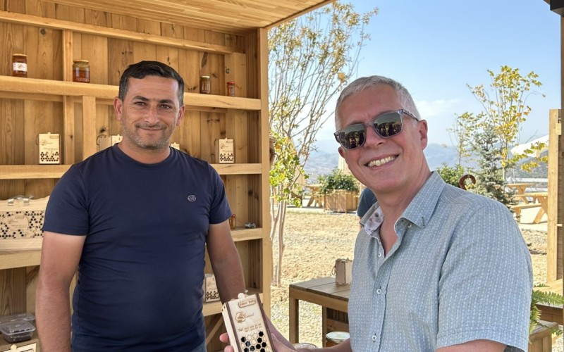 Böyük Britaniyanın Azərbaycandakı səfiri Laçında olub - FOTO
