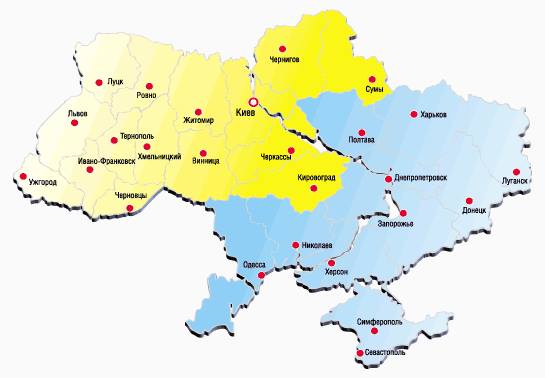 Yeni Ukrayna xəritəsi: Odessa və Nikolayev...