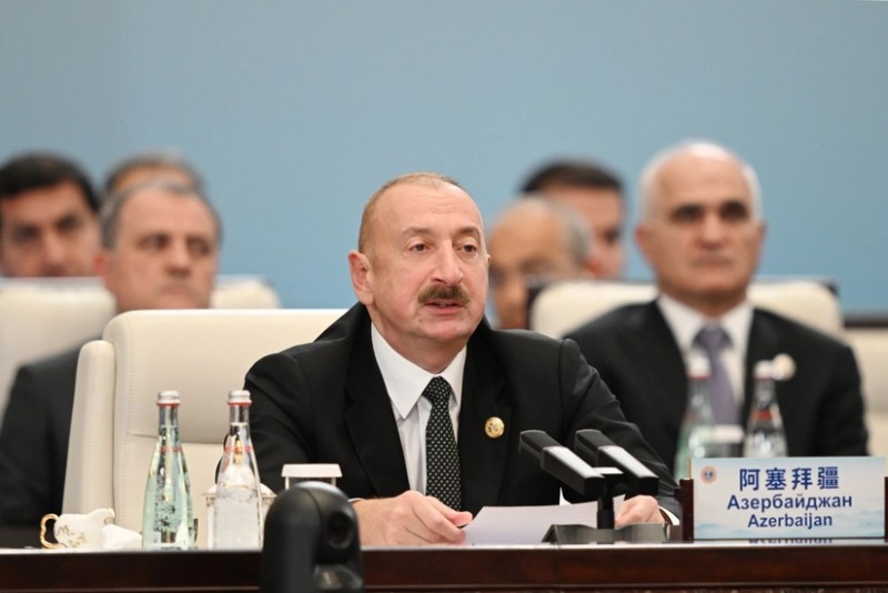 Prezident Tiencində “ŞƏT+” görüşündə çıxış edib - FOTOLAR - YENİLƏNİB