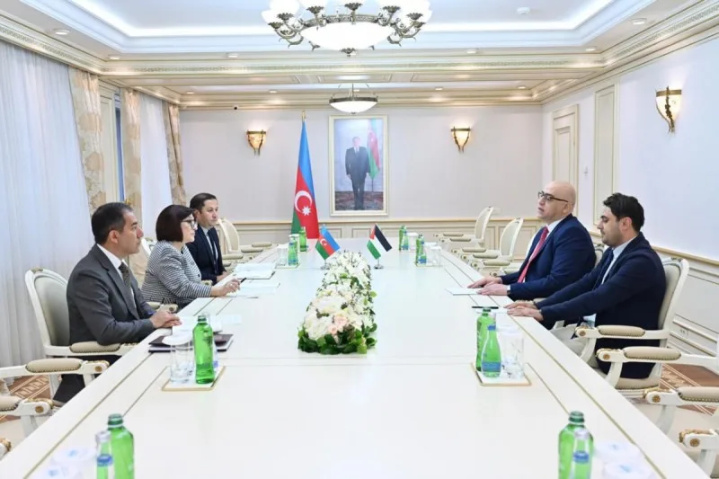 Sahibə Qafarova Fələstinin Azərbaycandakı səfiri ilə görüşüb