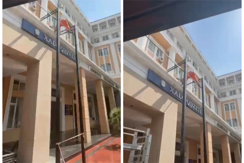 28 May küçəsindəki tarixi abidənin icazəsiz konstruksiyaları sökülür