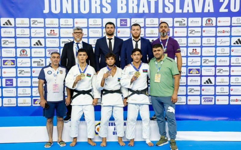 Cüdoçularımız Avropa çempionatında birinci olub