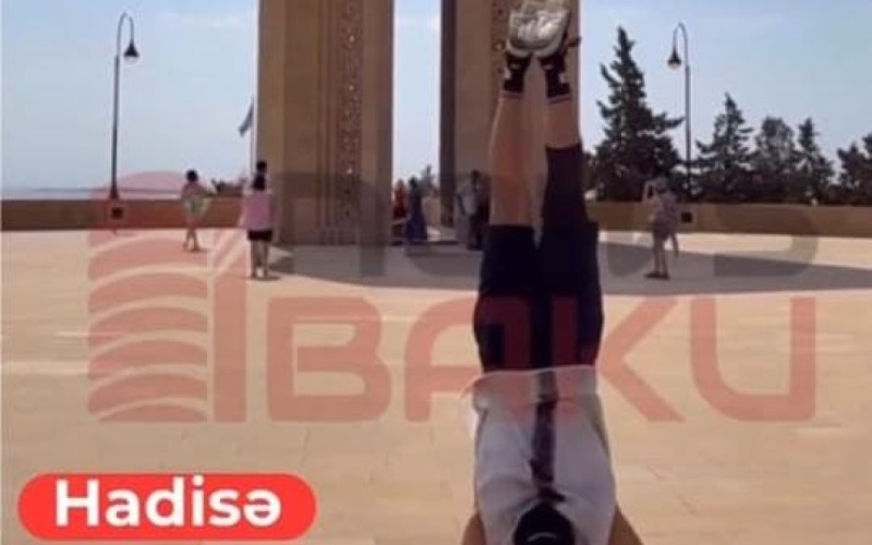 İranlı blogerdən şəhidlərimizə hörmətsizlik - VİDEO