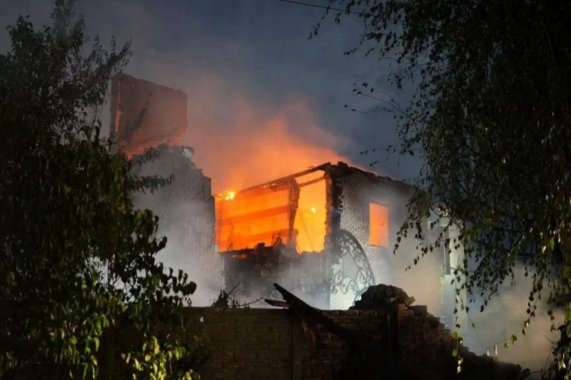 Rusiya Zaporojye vilayətinə zərbə endirib - 1 ölü, 1 yaralı