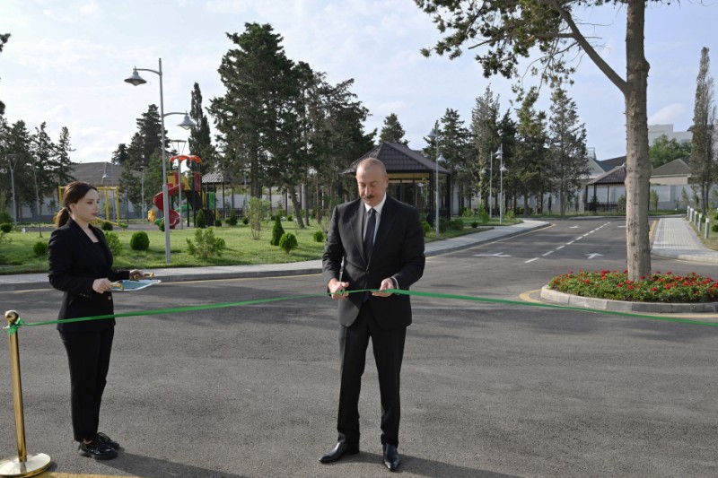 Prezident AYB-nin Yaradıcılıq Evinin açılışında - FOTOLAR