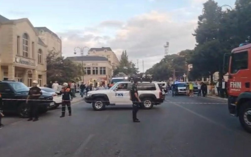 Xırdalanda yaşayış binasında yanğın - VİDEO