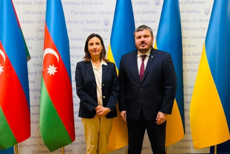 Bakıda Ukrayna və Aİ səfirləri müzakirə aparıblar