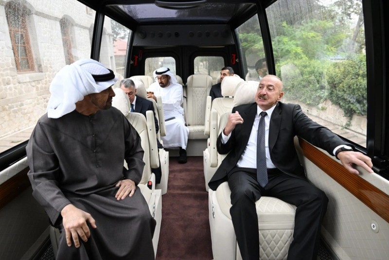 Liderlər Milli Xalça Muzeyinin Şuşa filialında olublar - FOTOLAR