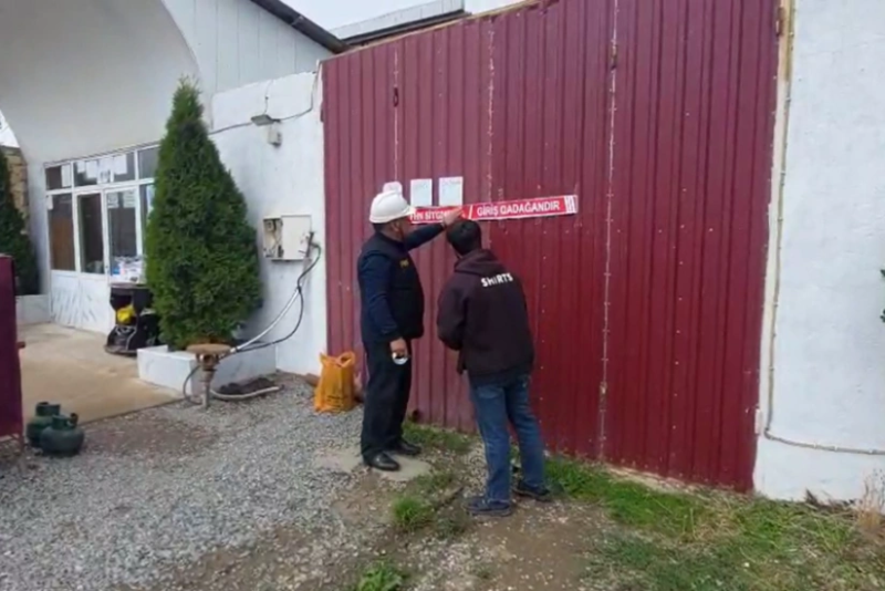Maye qazdoldurma məntəqəsinin faəliyyəti dayandırıdı