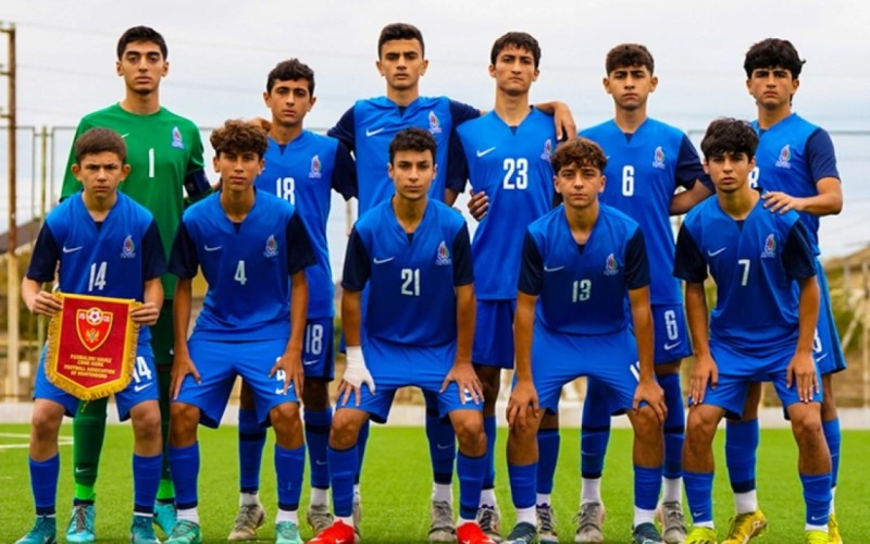 Azərbaycanın U-15 millisi Monteneqroya qalib gəldi