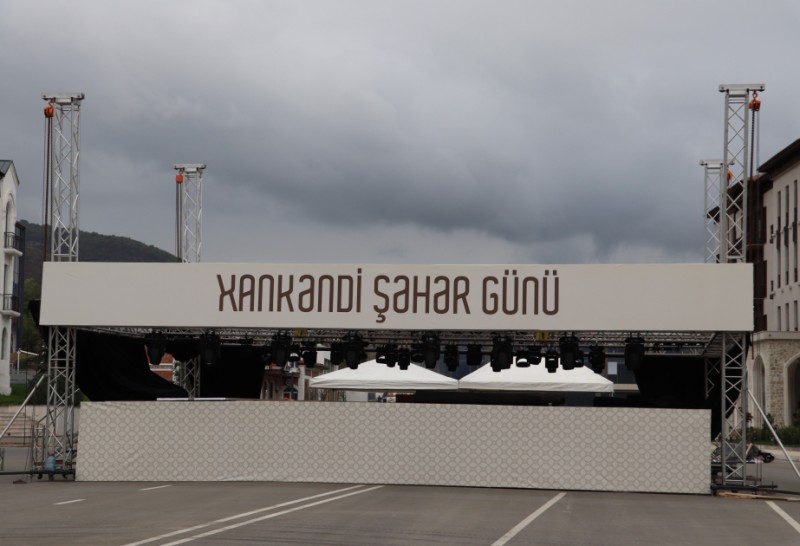 Xankəndidə ilk Şəhər Günü keçirildi: Atəşfəşanlıq oldu