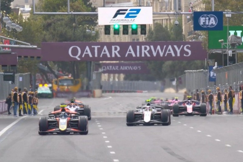 Azərbaycan Qran-prisi: Formula 2də sprint yarışının qalibi bəlli oldu - YENİLƏNİB