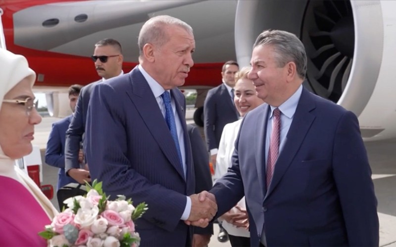 Ərdoğan ABŞ-yə səfər edib - VİDEO