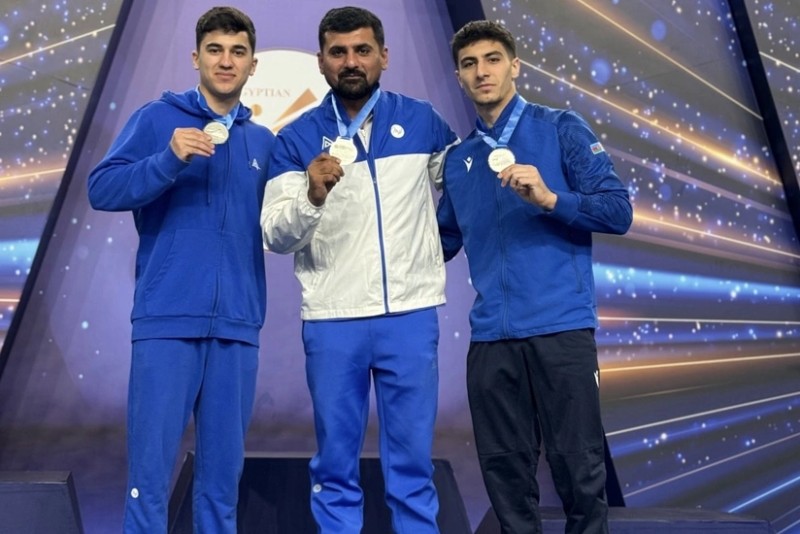 Gimnastlarımız Misirdə keçirilən beynəlxalq turnirdə gümüş medal qazanıblar