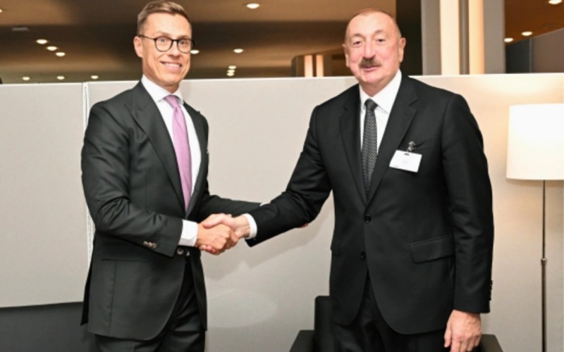 İlham Əliyev Aleksandr Stubb ilə görüşdü