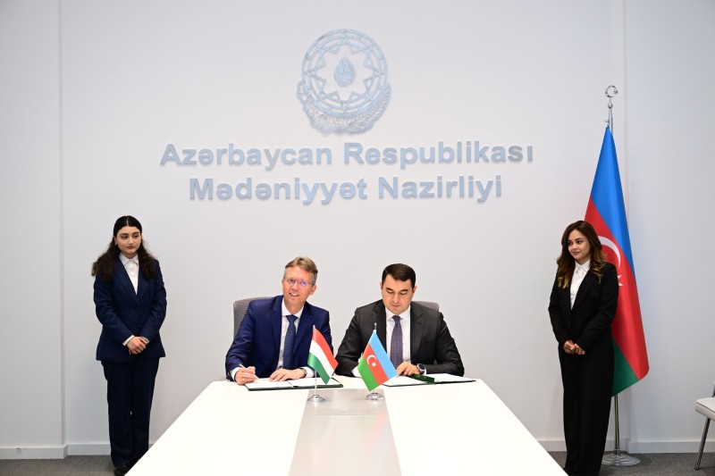 Azərbaycan ilə Macarıstan arasında mədəni əməkdaşlığa dair proqram imzalandı