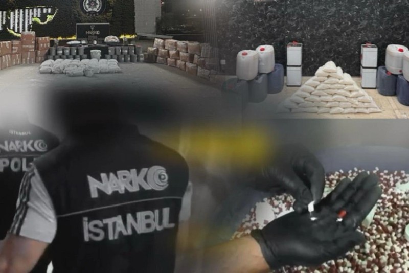 İstanbulda əməliyyat: 366 kq narkotik ələ keçirilib