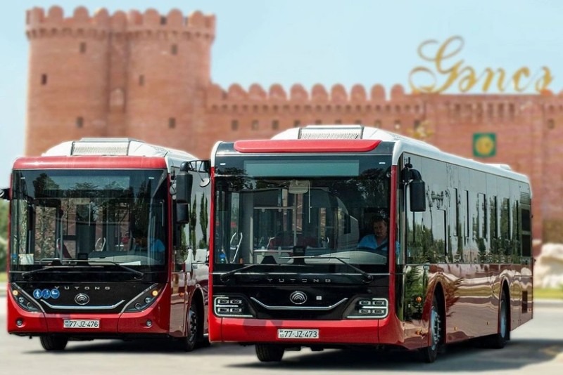 Gəncədə 22 avtobus marşrutu fəaliyyətə başlayır