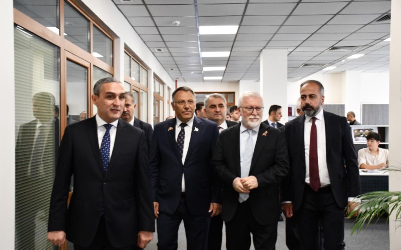Türkiyəli rektorlar Qarabağ Universitetində olublar - FOTOLAR