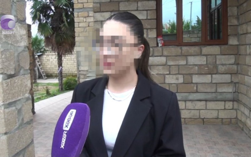 Çay stəkanına tüpürən qız danışdı - Zarafatla etmişəm - VİDEO
