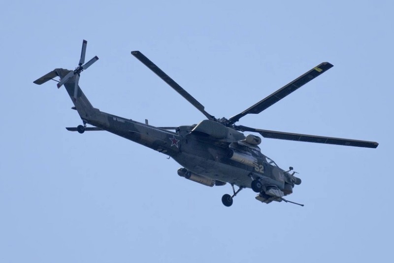 Ukrayna Ordusu Rusiyaya məxsus helikopteri vurub