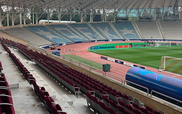 Respublika stadionunda ÇL öncəsi dəyişikliklər - VİDEO