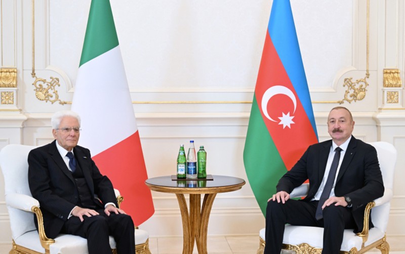 İlham Əliyevin İtaliya Prezidenti ilə təkbətək görüşü keçirilib - FOTO+ YENİLƏNİB
