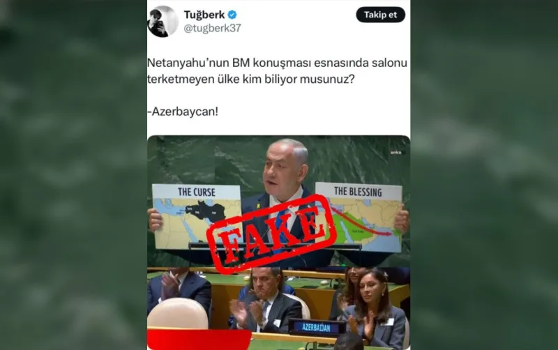 Azərbaycanla bağlı saxta paylaşım edən Türkiyə vətəndaşı saxlanıldı