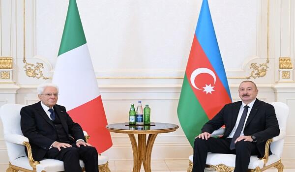 İlham Əliyev italiyalı həmkarı ilə görüşünə dair paylaşım etdi - VİDEO