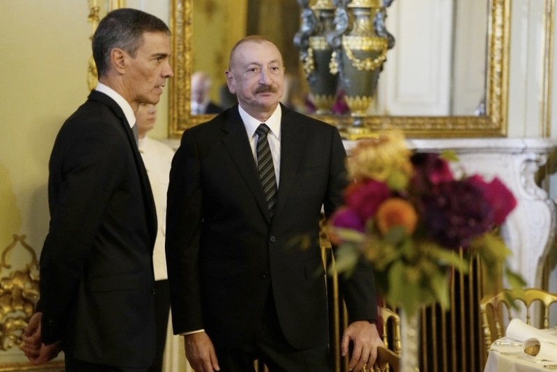 İlham Əliyev Kopenhagendə ziyafətdə iştirak edib - FOTOLAR
