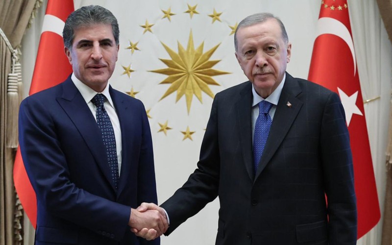 Ərdoğan Bərzani ilə görüşdü 