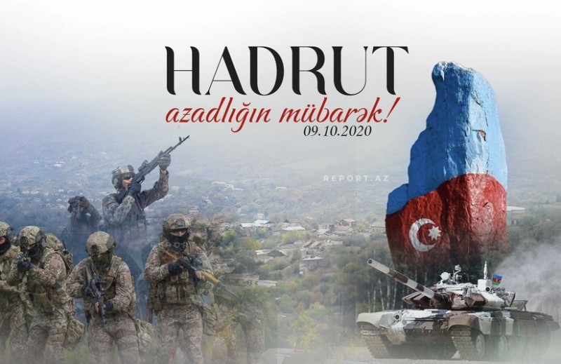 Hadrutun işğaldan azad olunmasından 5 İL ÖTÜR