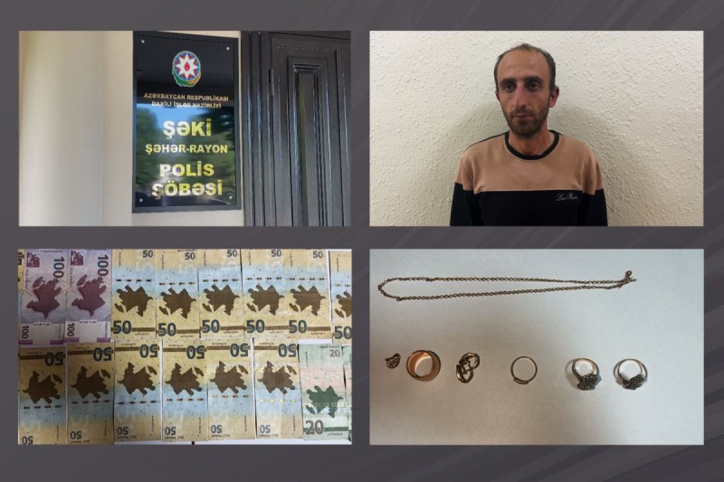Oğurluq etdiyi evi yandıran şəxs tutuldu
