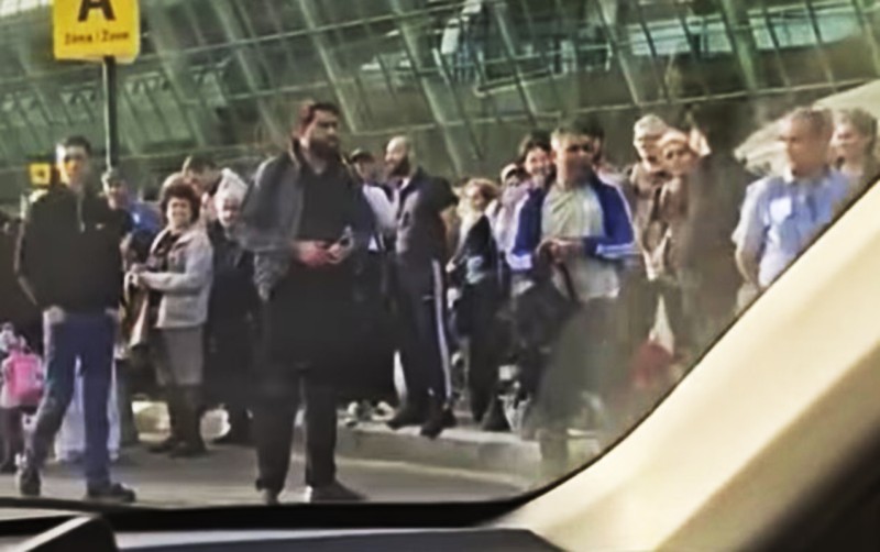 Aeroportda taksi dəyişikliyindən sonrakı vəziyyət - VİDEO