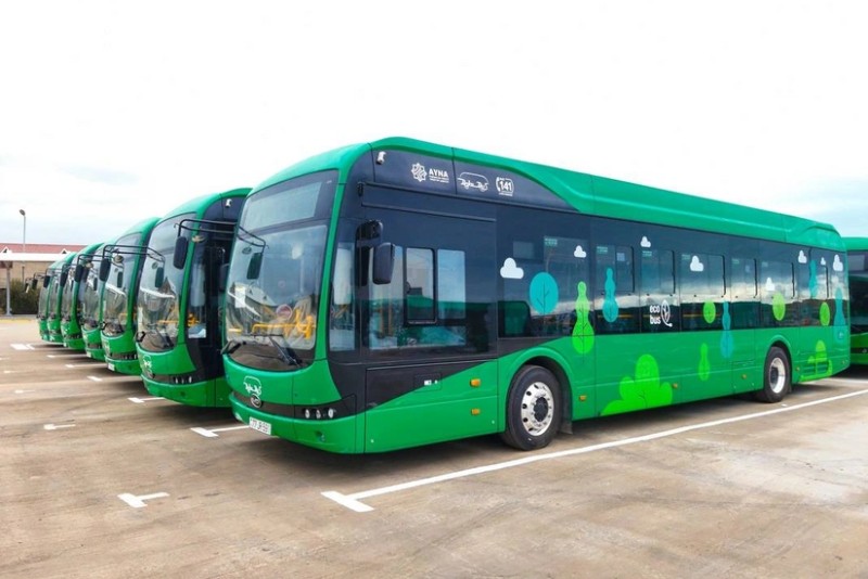 Bakıda 93 nömrəli marşrutun avtobusları yenilənir