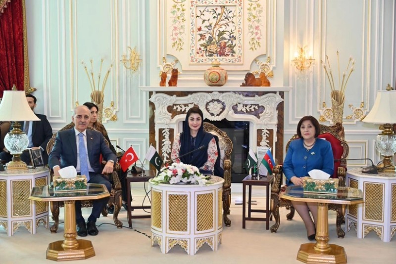 Azərbaycan, Pakistan və Türkiyə parlament sədrləri Pəncabın baş naziri ilə görüşüblər